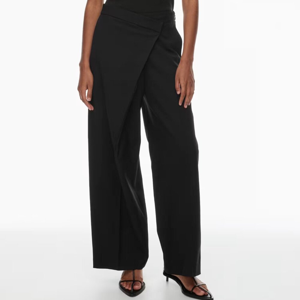 NWT Aritzia Babaton overlap pant BLACK Size 2